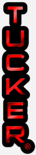 Vertical Tucker Logo Decal