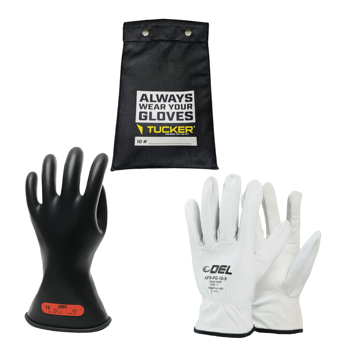 CLASS 0 RUBBER GLOVE KIT - Extra Large - Tucker® USA