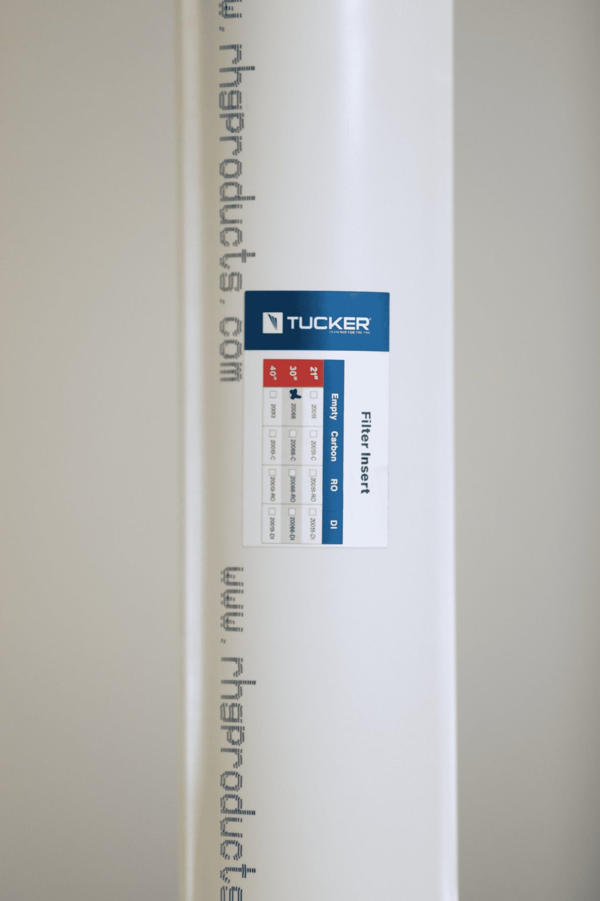 4 x 30" Filter Cartridge - Refillable - Tucker® USA#