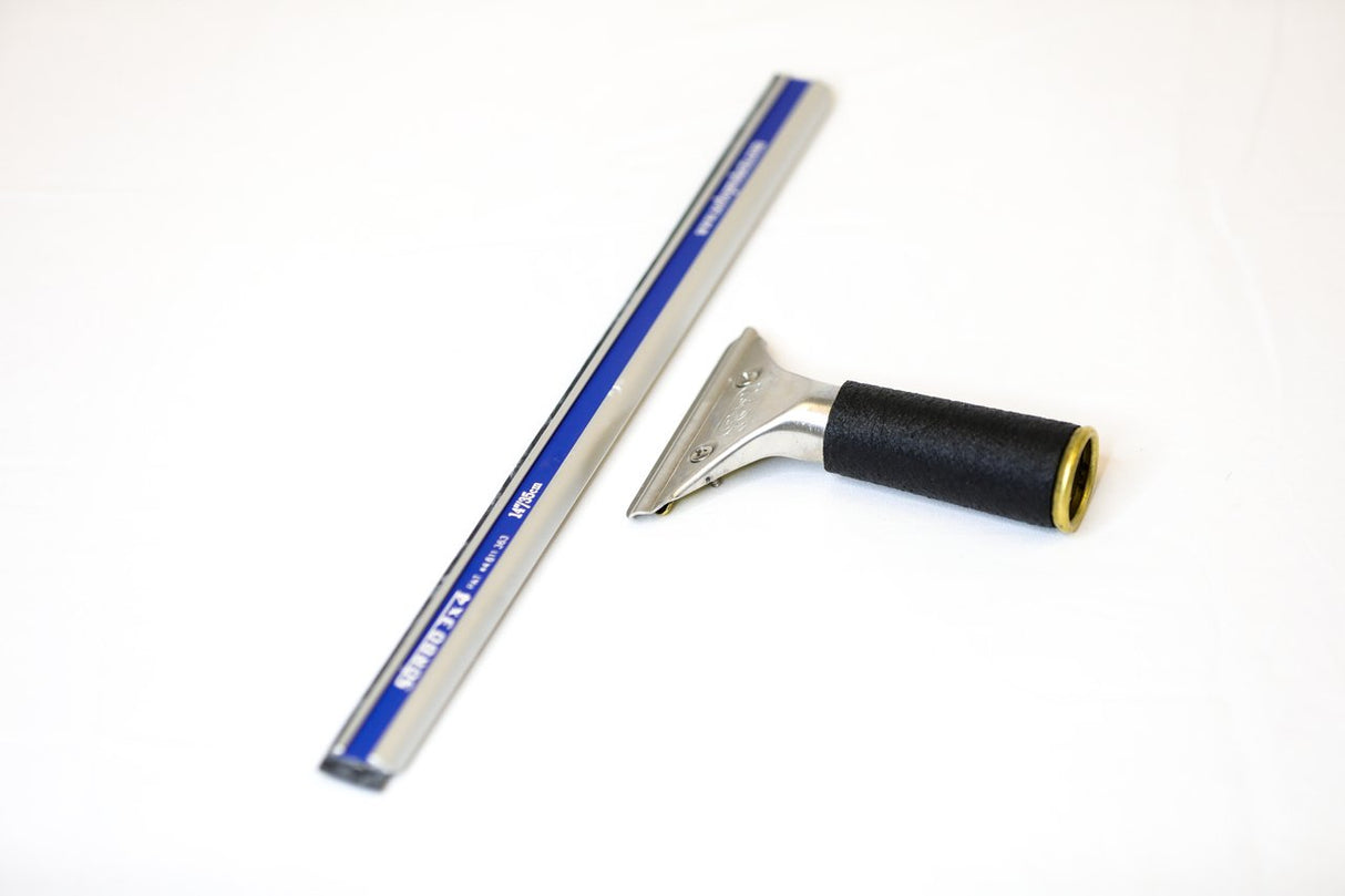 Complete Squeegee w/ Fixed Handle & Quicksilver Channel - 14" - Tucker® USA#