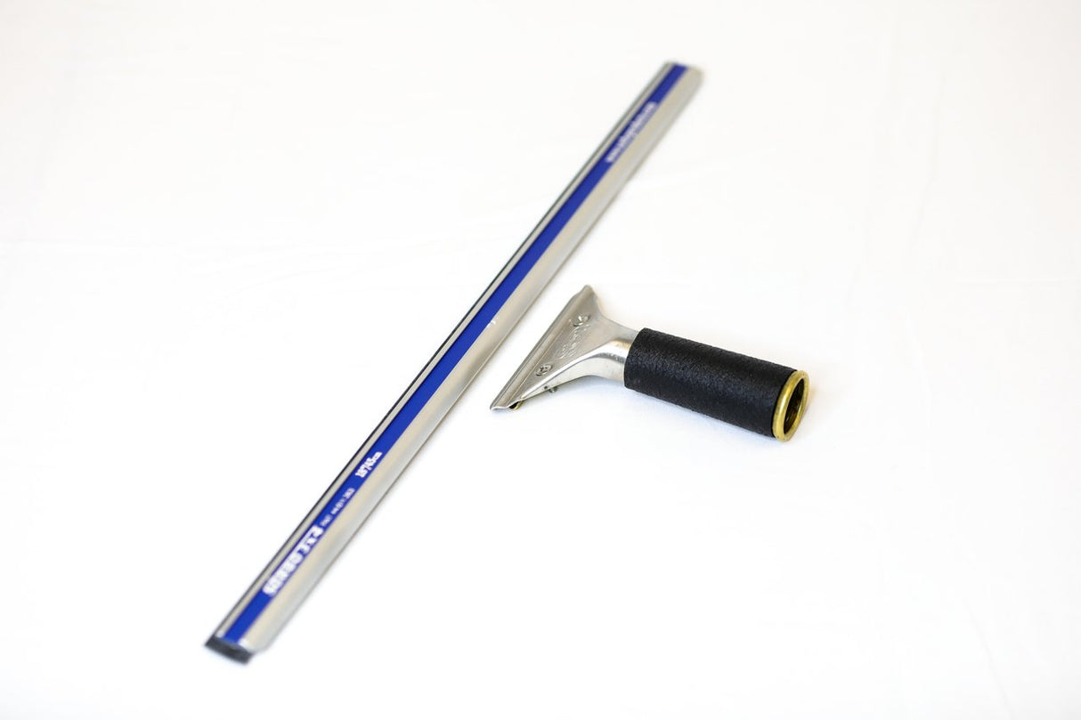 Complete Squeegee w/ Fixed Handle & Quicksilver Channel - 18" - Tucker® USA#