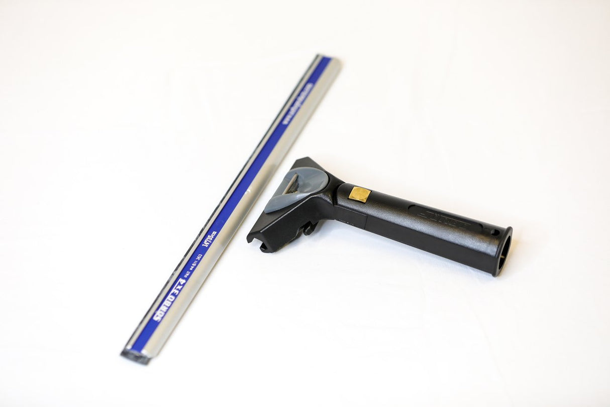 Complete Squeegee w/ Swivel Handle & Quicksilver Channel - 14" - Tucker® USA#