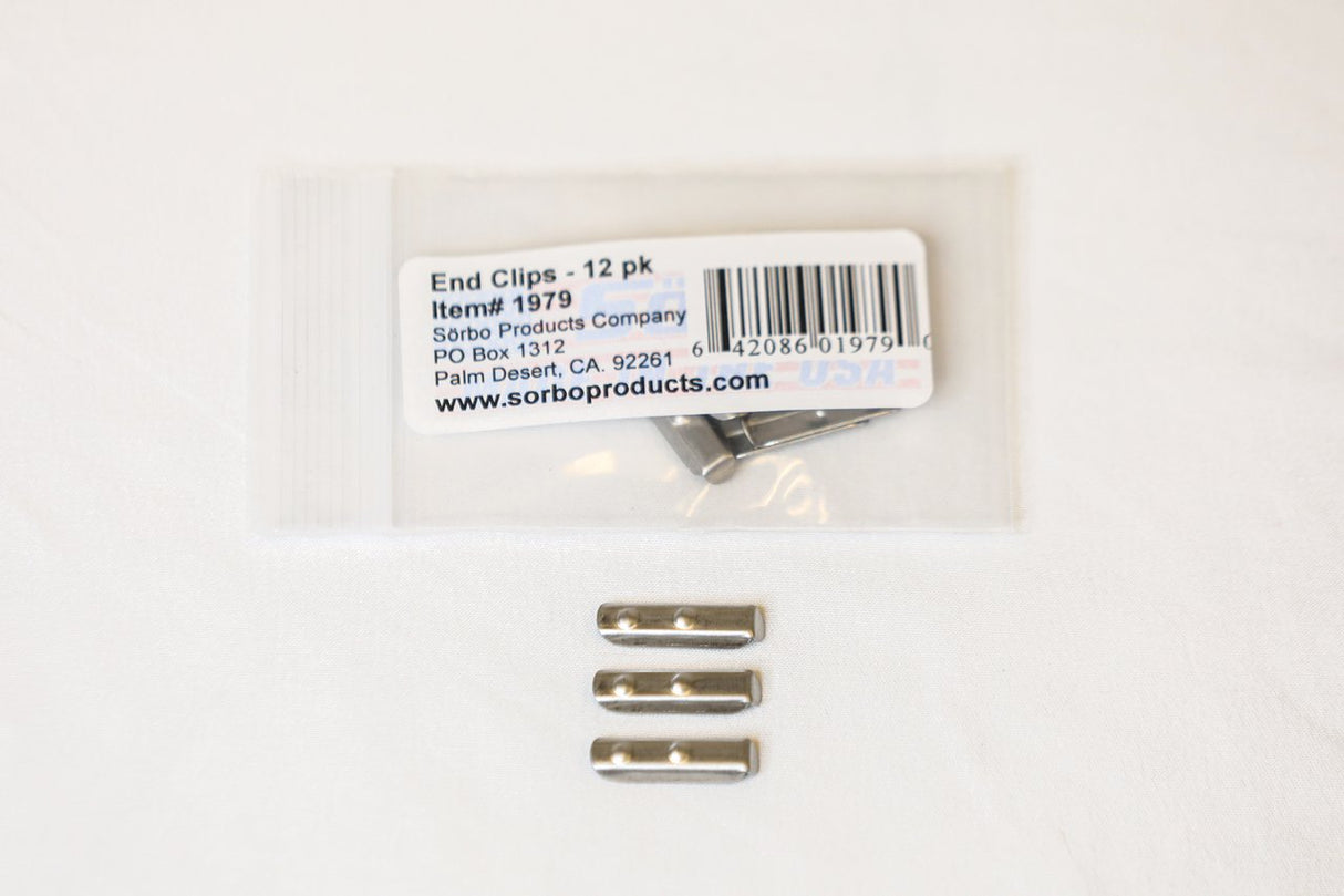 Sorbo End Clips - 90 degree & 40 degree Squeegee Ends (12 Pack) - Tucker® USA#