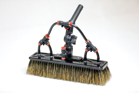 Water Fed Brush │ Alpha Premium Boar Brush - 4 Pencil Jets, Rinse Bar and Swivel Neck - Tucker® USA#
