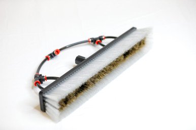 Water Fed Brush │ Dual Trim - Boar and Nylon Bristle Hybrid - 4 Pencil Jets - Tucker® USA#
