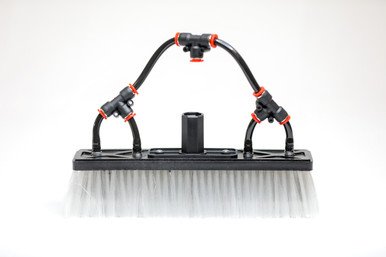 Water Fed Brush │ Dual Trim - Boar and Nylon Bristle Hybrid - 4 Pencil Jets - Tucker® USA#