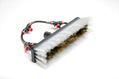 Water Fed Brush │ Dual Trim - Boar and Nylon Bristle Hybrid - 4 Pencil Jets - Tucker® USA#