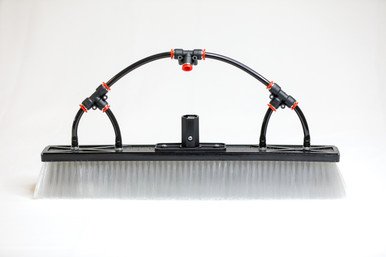 Water Fed Brush │ Dual Trim - Boar and Nylon Bristle Hybrid - 4 Pencil Jets - Tucker® USA#