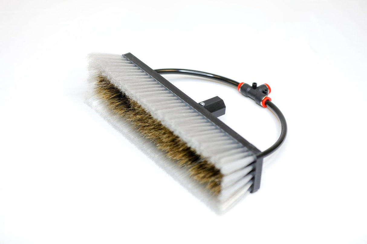 Water Fed Brush │ Dual Trim - Boar & Nylon Bristle Hybrid - 2 Pencil Jets - Tucker® USA#