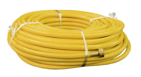 150 foot Yellow 3/8 Hose with Garden Hose Fittings - Tucker® USA