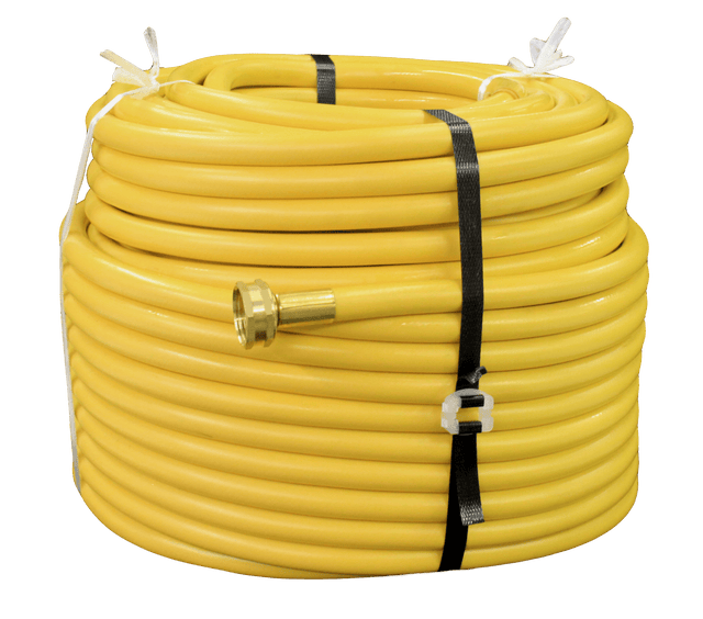 300 foot Yellow 3/8 Hose with Garden Hose Fittings - Tucker® USA