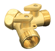 Brass Garden Hose Splitter - Tucker® USA