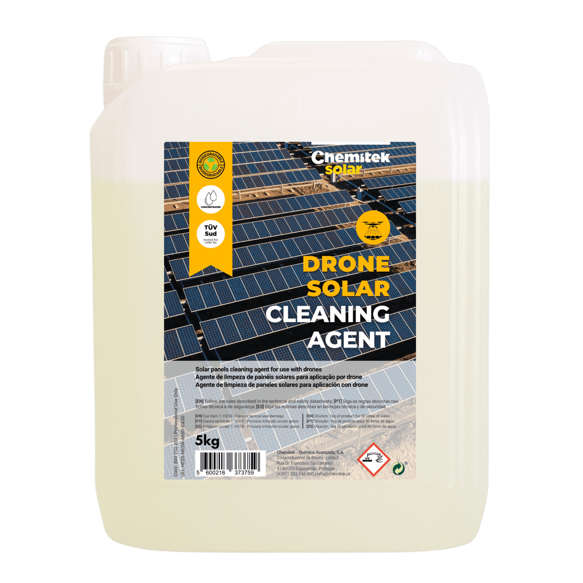 Chemitek Drone Solar Cleaning Agent 1.3 Gal (5L) – Tucker® USA