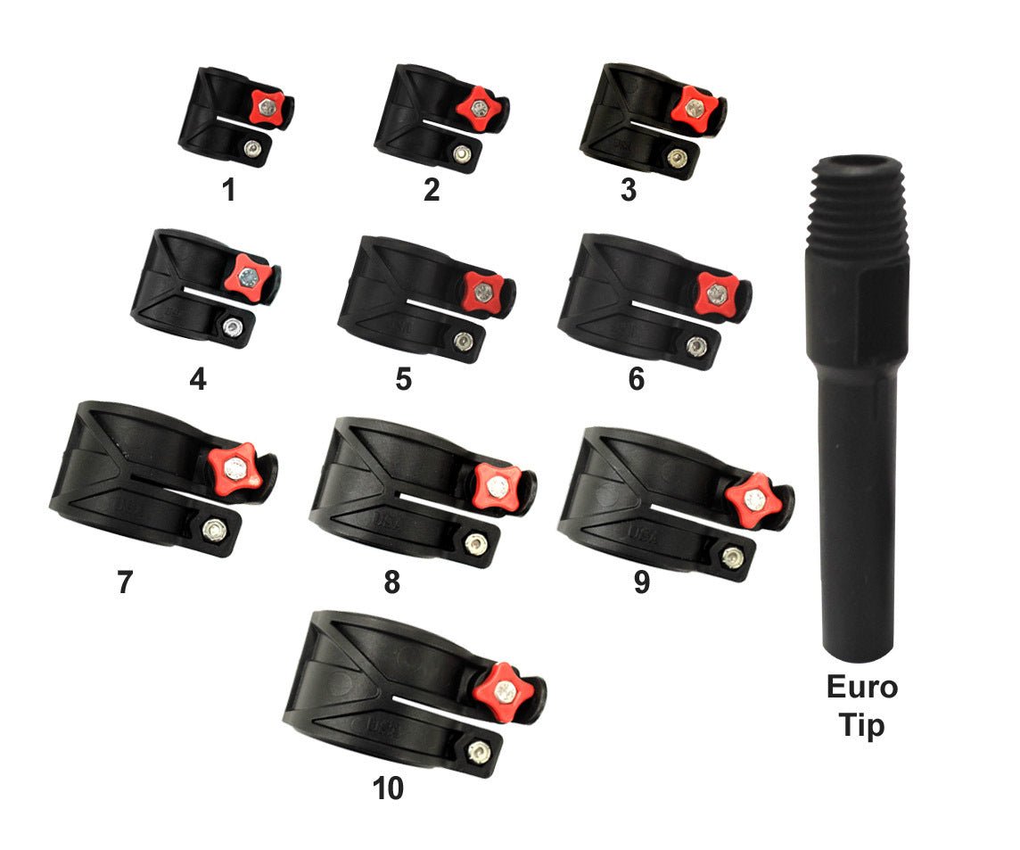 Tucker 10 clamp set w/euro tip - Tucker® USA