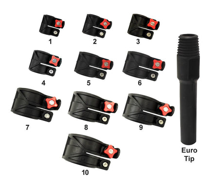 Tucker 10 clamp set w/euro tip - Tucker® USA