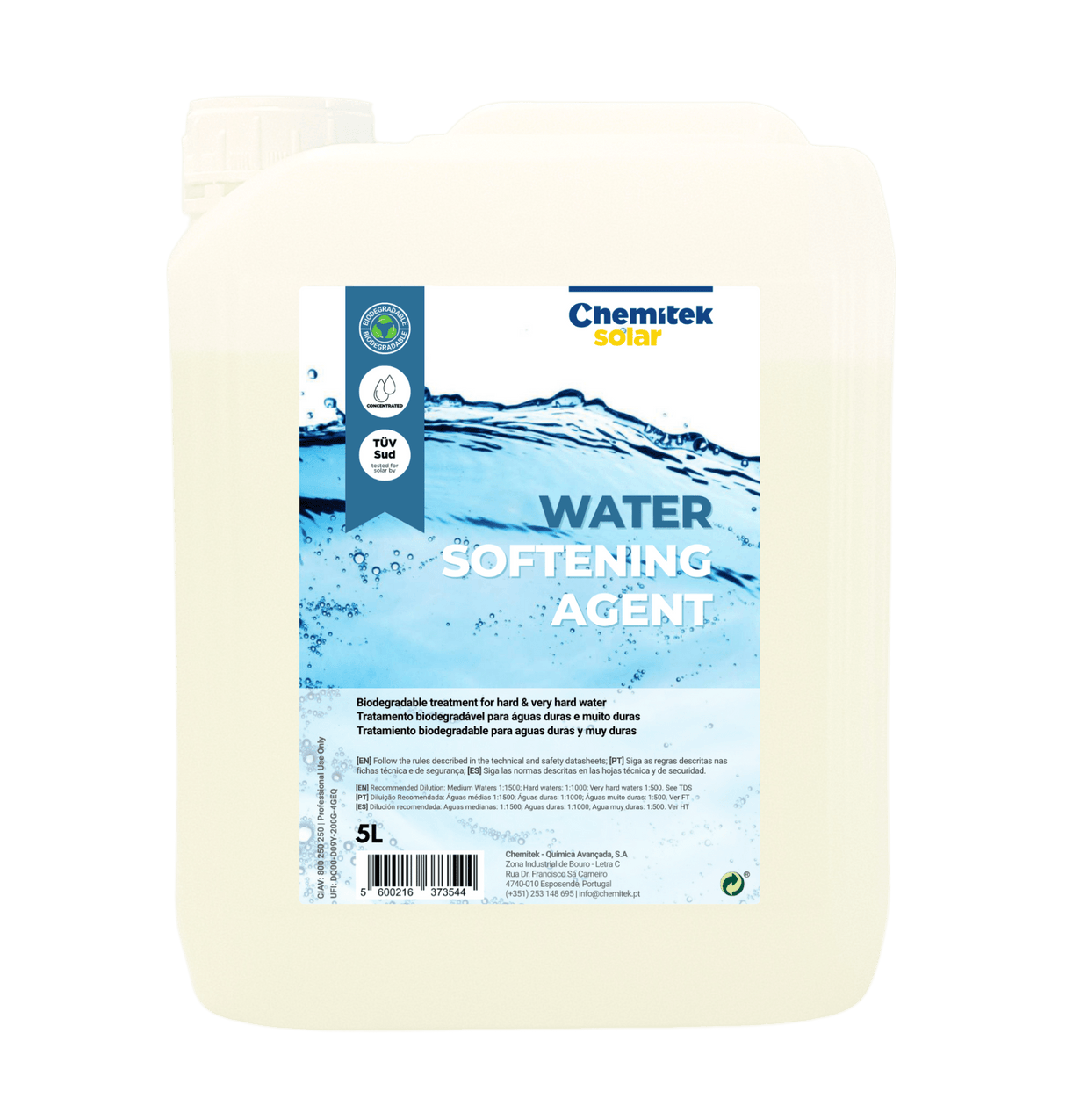 Water Softening Agent 1.3 Gal (5L) - Tucker® USA