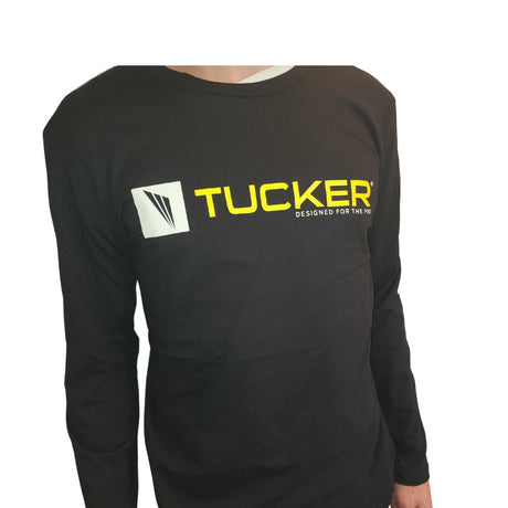 Black/Yellow Tucker® Long Sleeve Shirt - Tucker® USA#